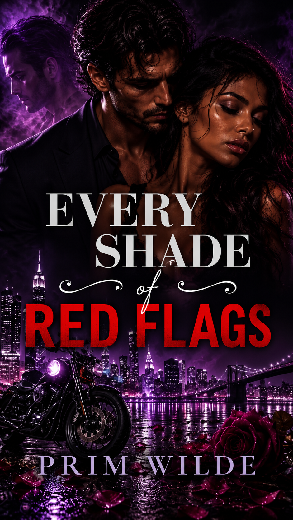 Every Shade of Red Flags by Prim Wilde, actual book cover